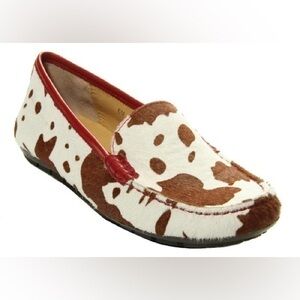 Vaneli Albion Women's Size 9.5 Real Dyed Calf Hair Fur Flats